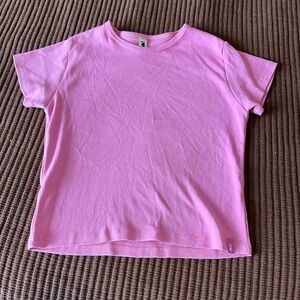 47 Street Pink Ribbed Tshirt